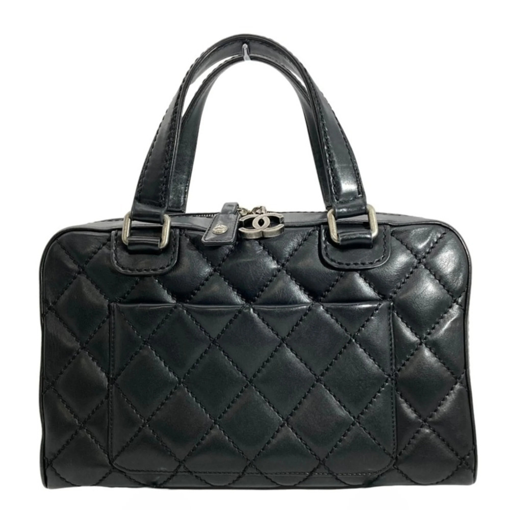 CHANEL Black Boston Bag